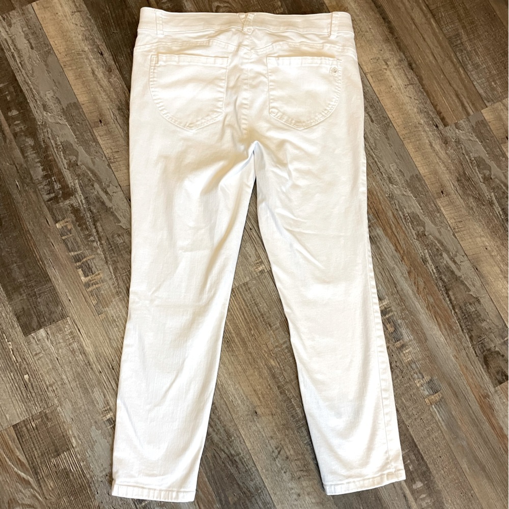 Democracy Women’s “Ab” Technology Straight High Waist Ankle Stretch Jeans, Sz 12 - Picture 2 of 10